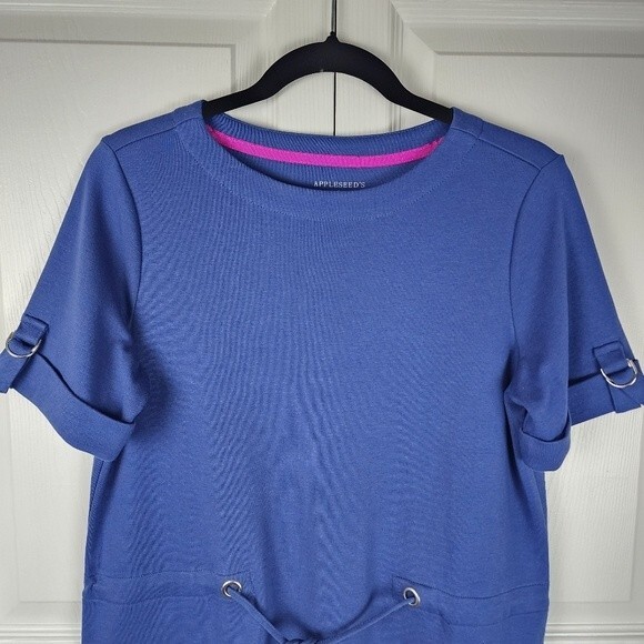 Appleseeds Casual Dress Short Sleeve With Pockets Size S - Picture 8 of 13
